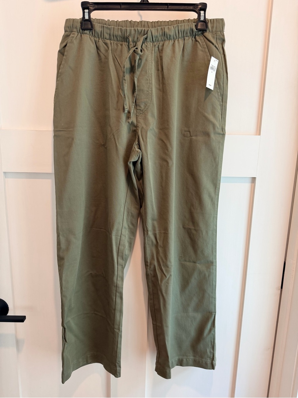 Women Mid Rise Easy Twill Pants